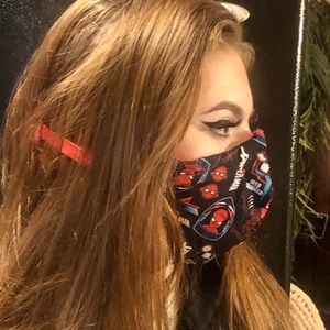Spider Man Washable Face Mask With Filter Pocket